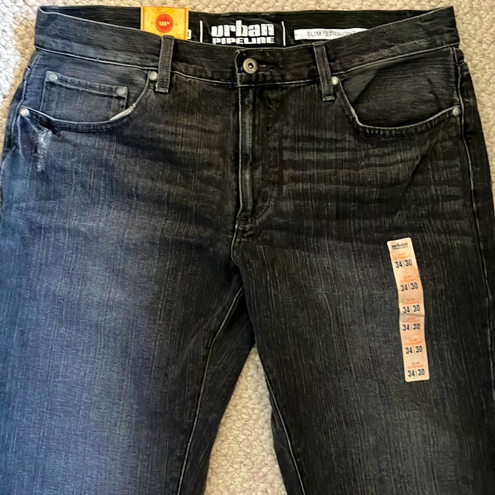 NWT, Men’s Jeans, Urban Pipeline, 34W x 30L